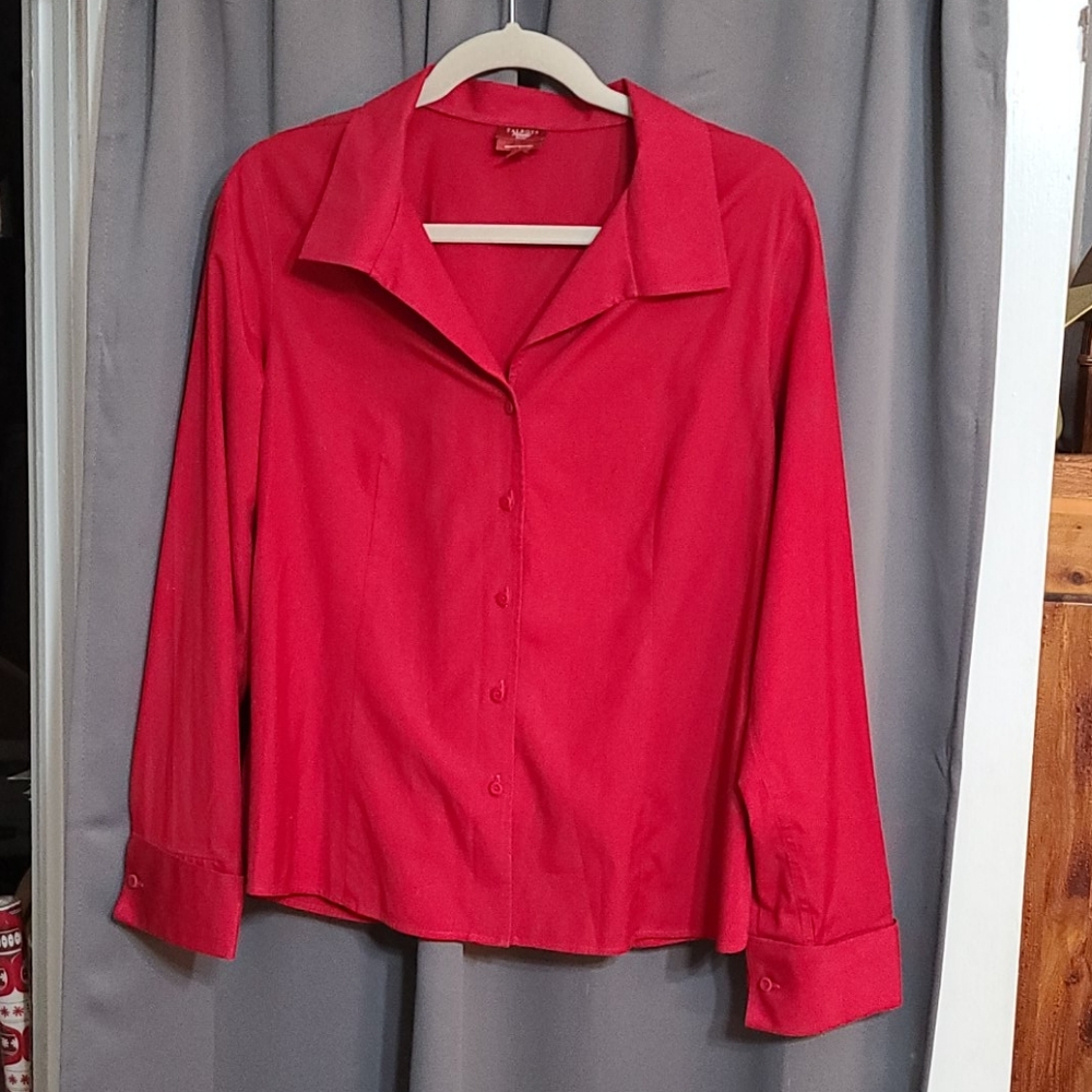 Talbots Petites Haberdashery longsleeve blouse 16P